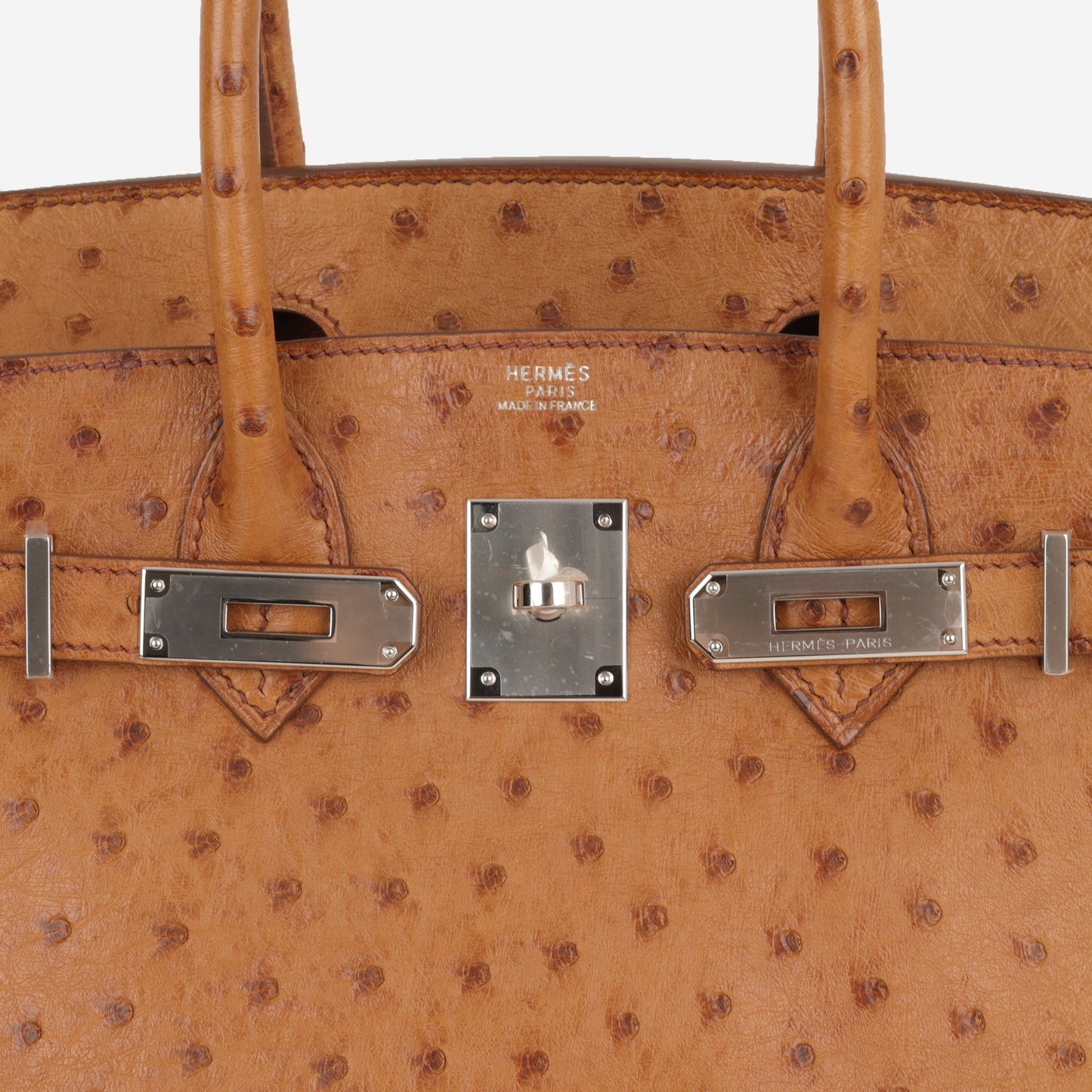 Hermès Birkin 30 - Natural Sable Ostrich | Palladium Hardware