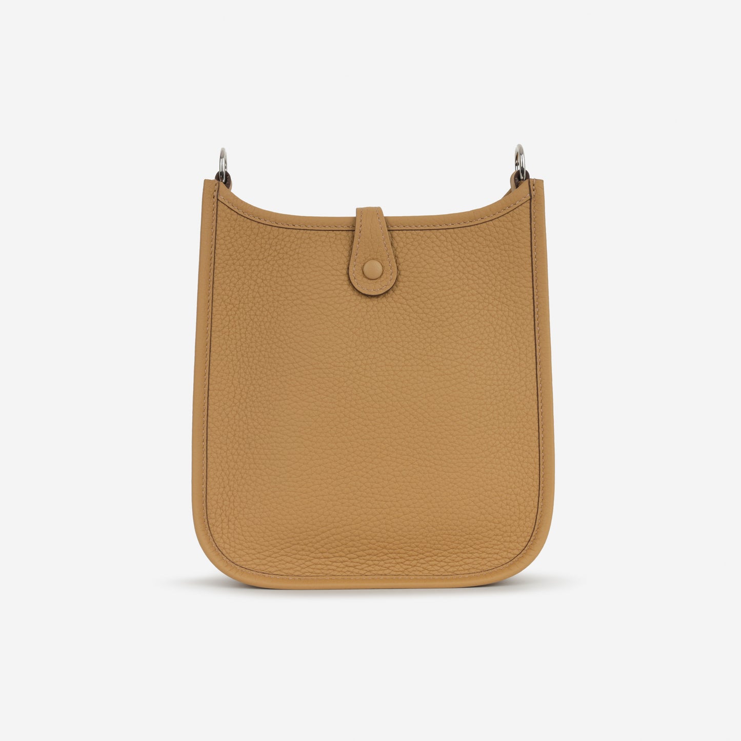 Hermès Mini Evelyne 16  - Biscuit Clemence / Nata Strap | Palladium Hardware