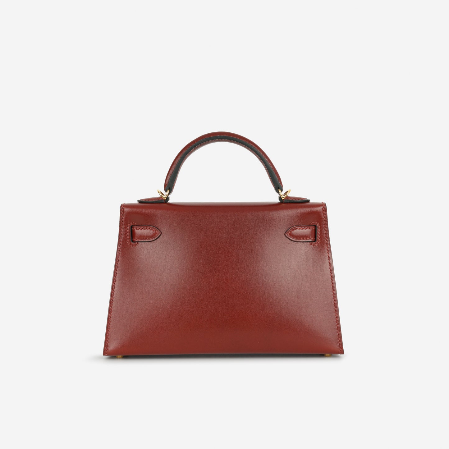 Hermès Mini Kelly - RougeH Box Calf | Gold Hardware