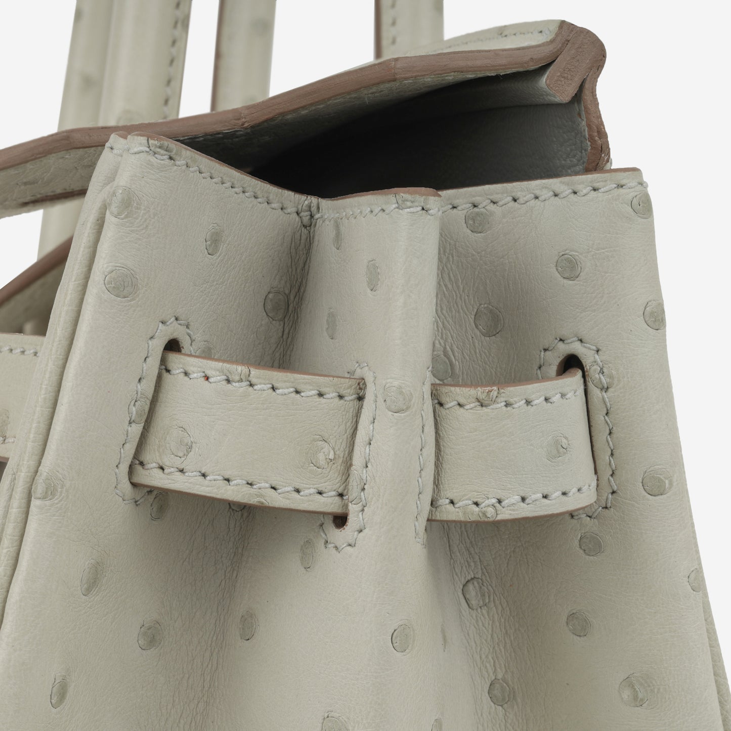 Hermès Birkin 30 - Gris Perle Ostrich | Palladium Hardware