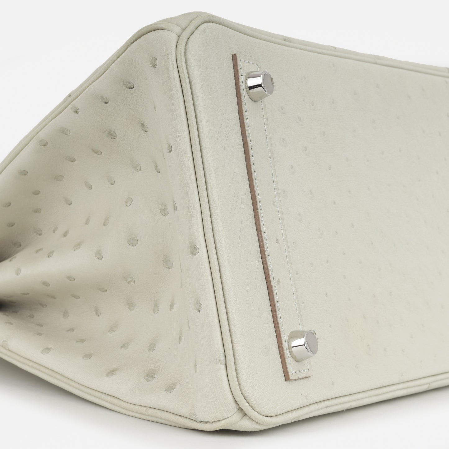 Hermès Birkin 30 - Gris Perle Ostrich | Palladium Hardware