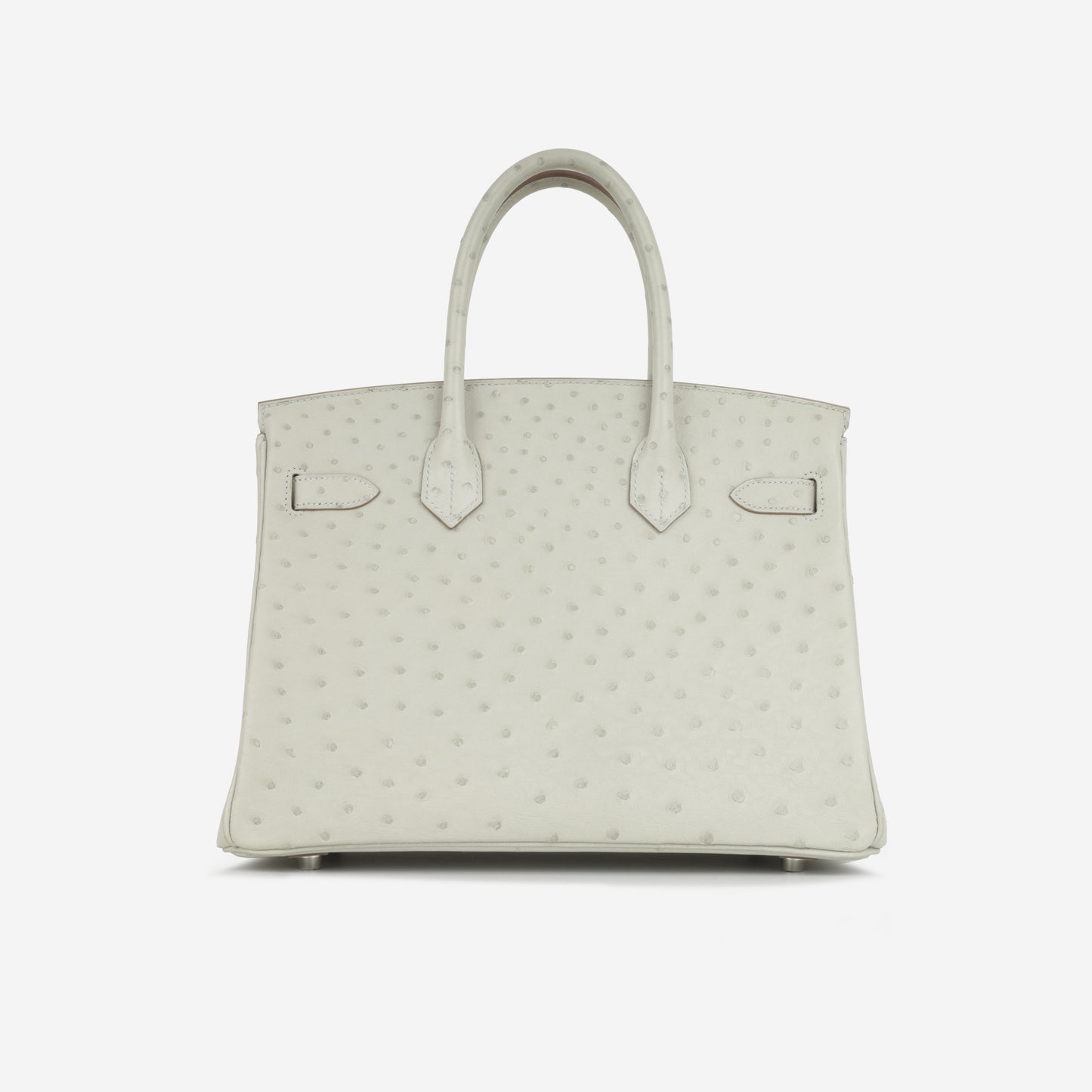 Hermès Birkin 30 - Gris Perle Ostrich | Palladium Hardware