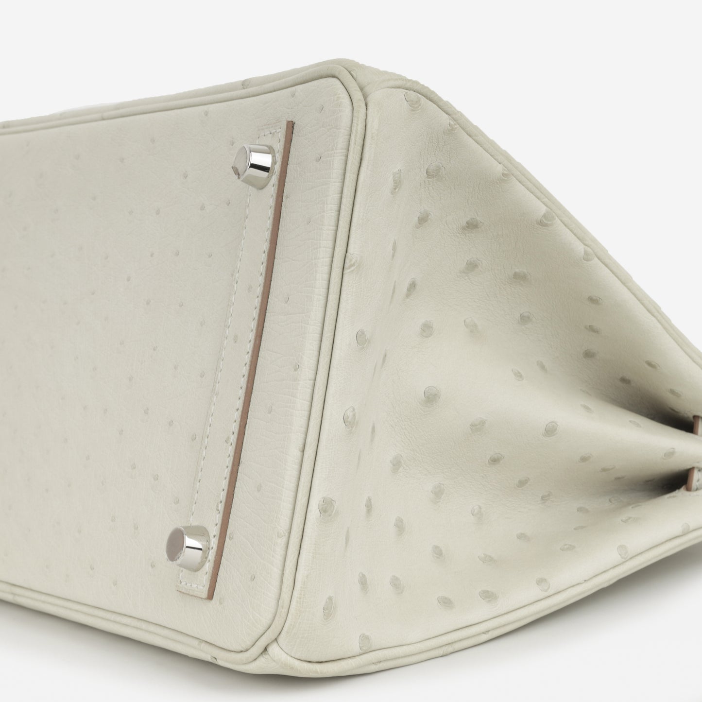 Hermès Birkin 30 - Gris Perle Ostrich | Palladium Hardware