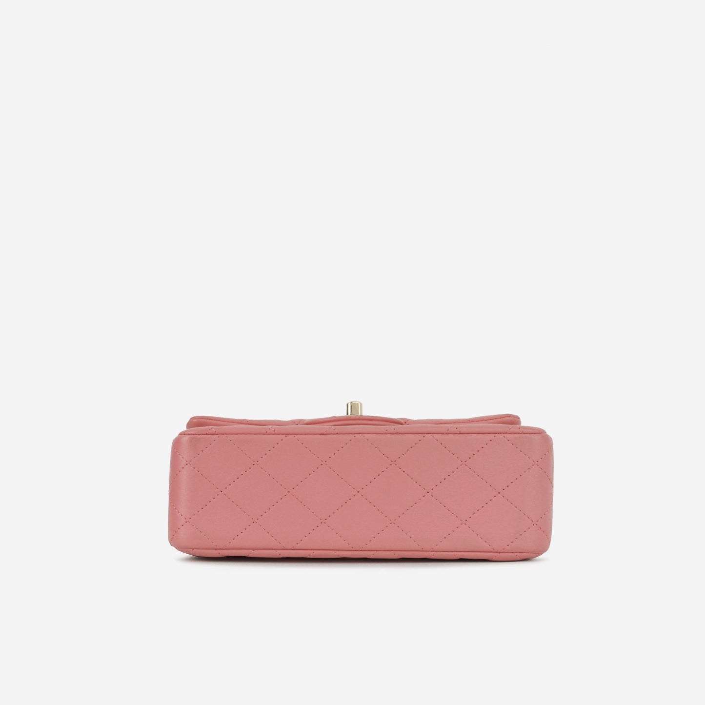 Chanel Mini Top Handle Flap - Pink Lambskin  | Champagne Gold Hardware