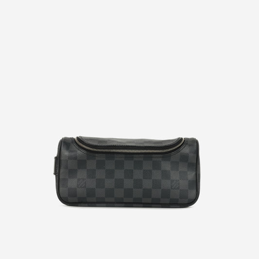 Louis Vuitton Toiletry Pouch - Damier Graphite | Silver Hardware - Bagista