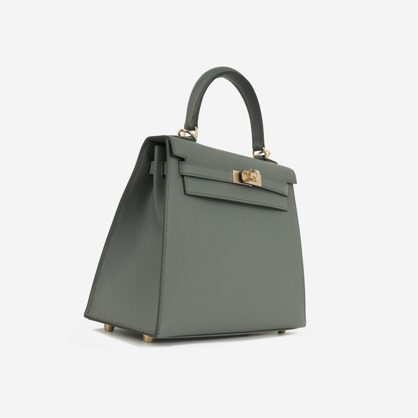 Hermès Kelly 25 - Vert Amande Epsom | Permabrass Hardware