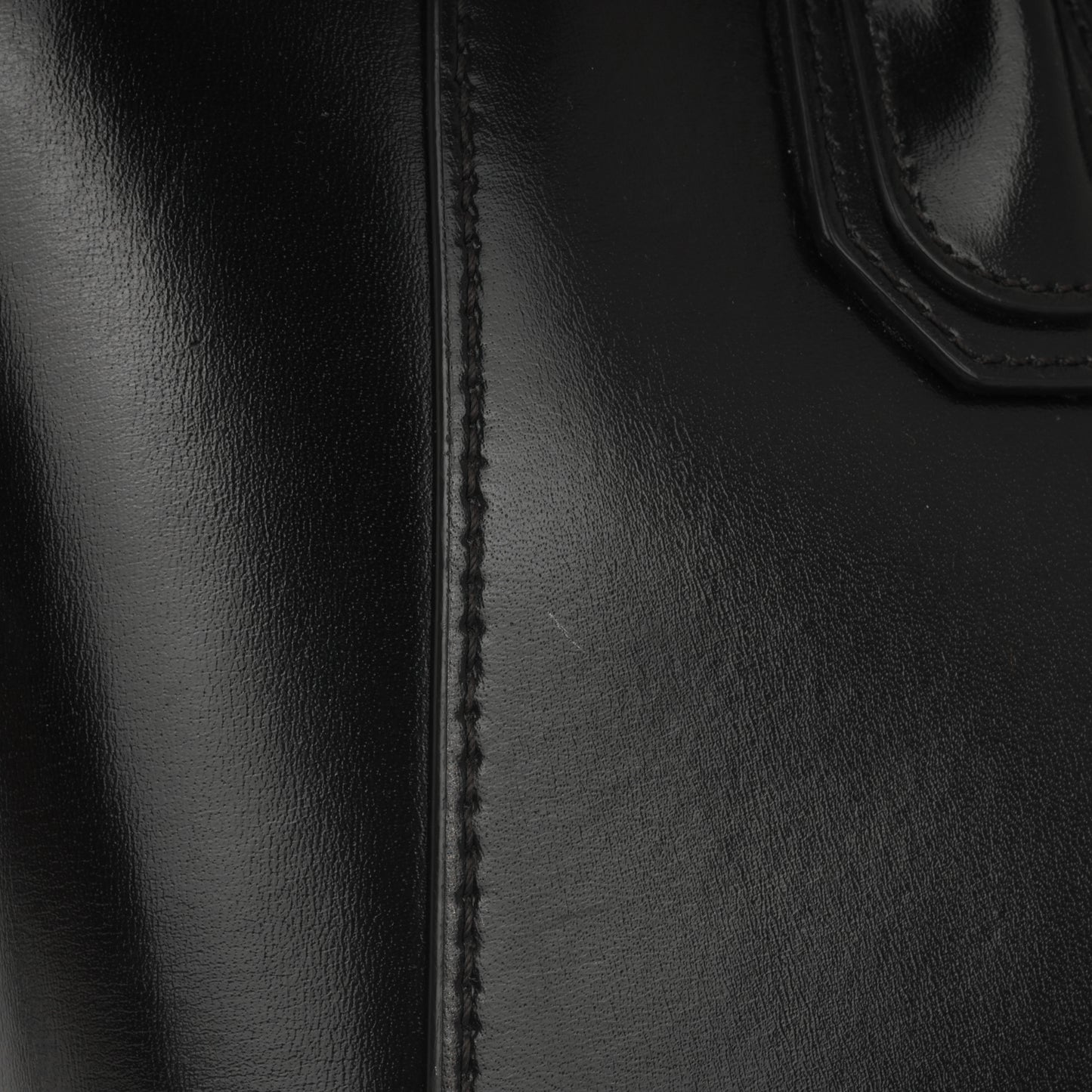 Givenchy Medium Antigona - Black Calfskin | Silver Hardware