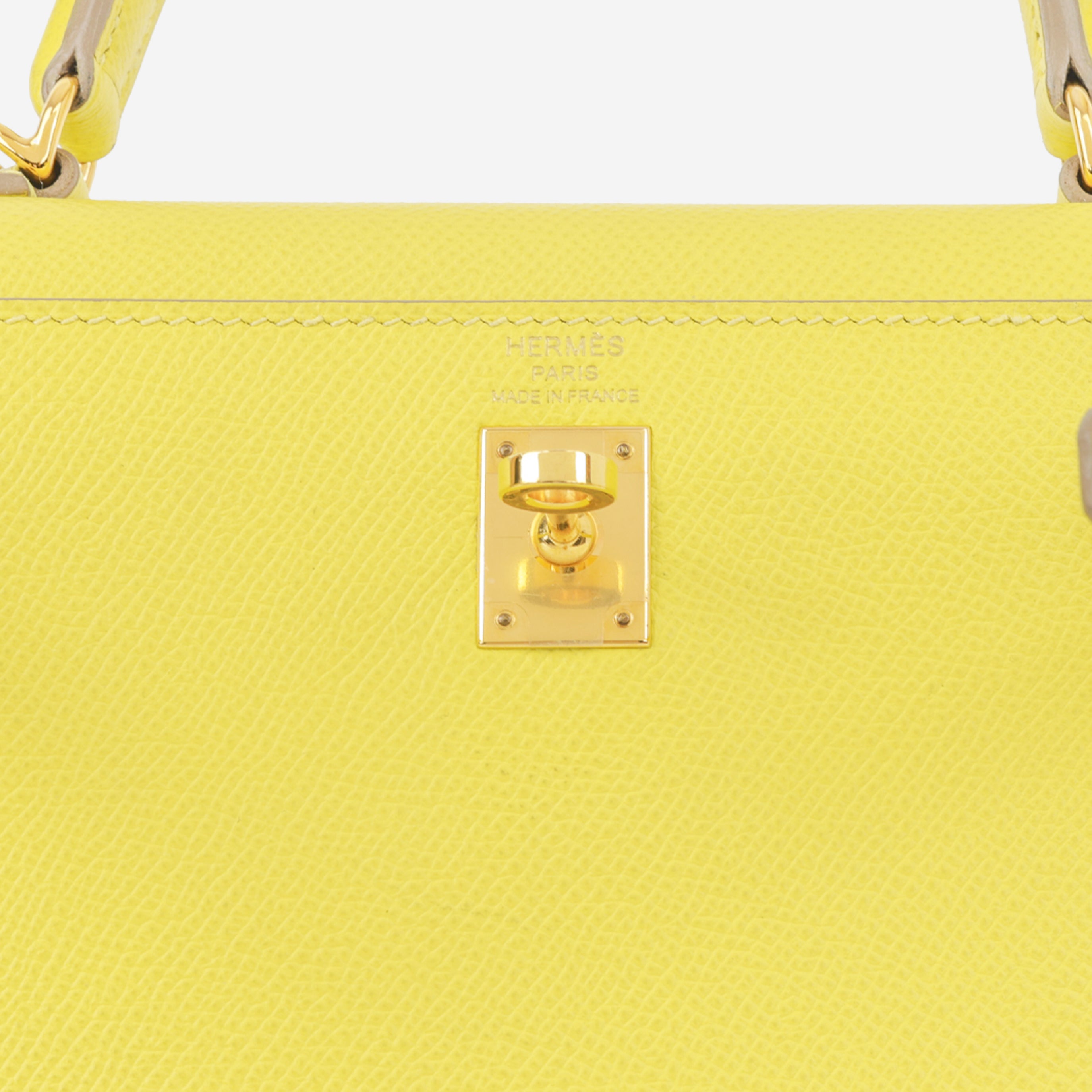 Pristine Condition Hermès Kelly 25 Lime Epsom 2019 | Bagista