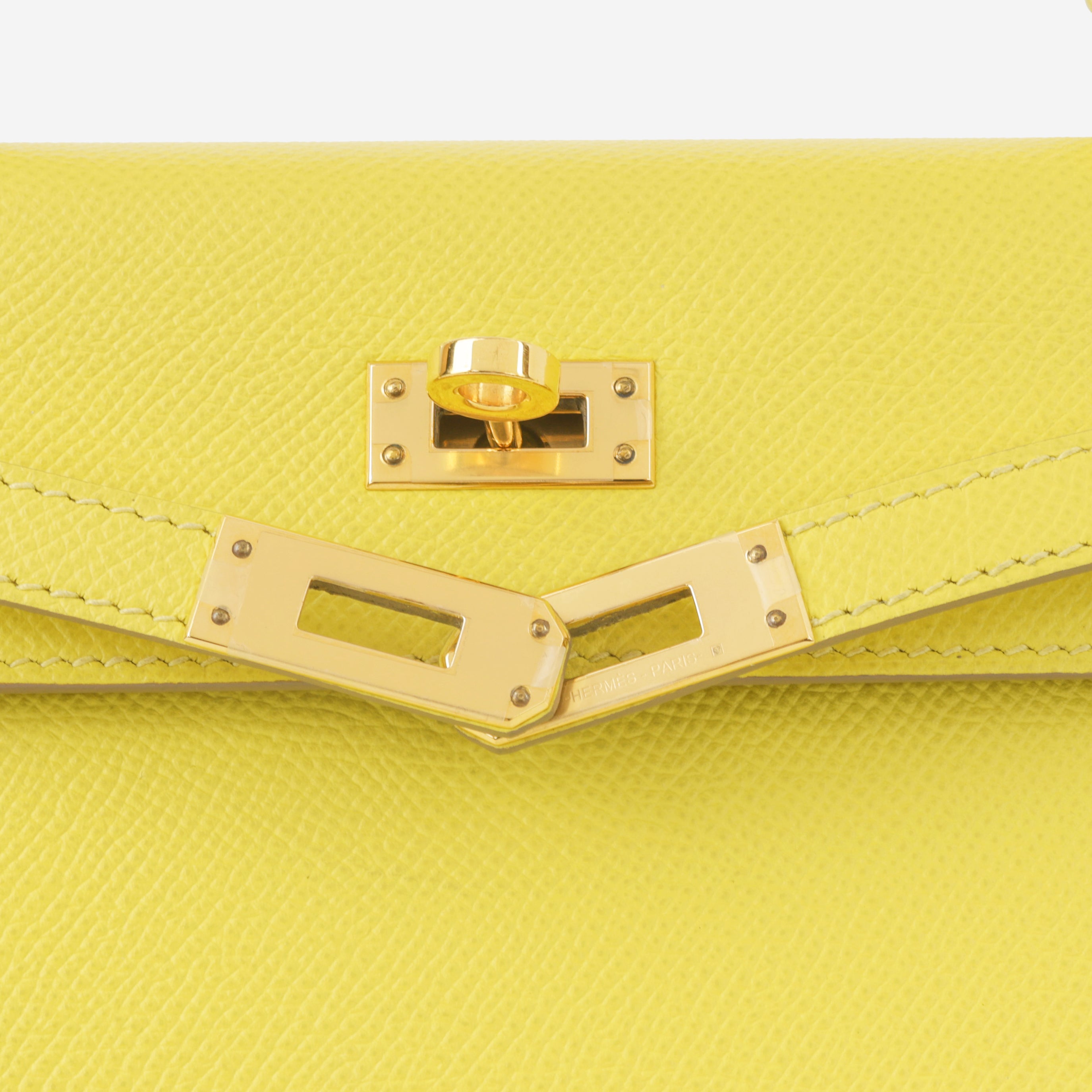 Pristine Condition Hermès Kelly 25 Lime Epsom 2019 | Bagista