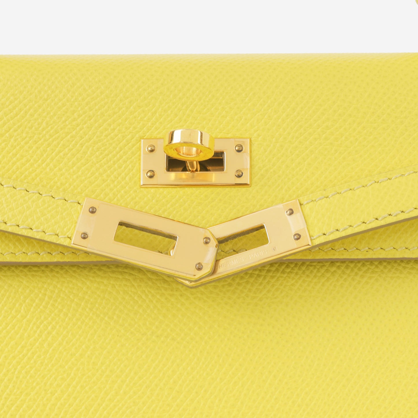 Hermès Kelly 25 - Lime Epsom | Gold Hardware
