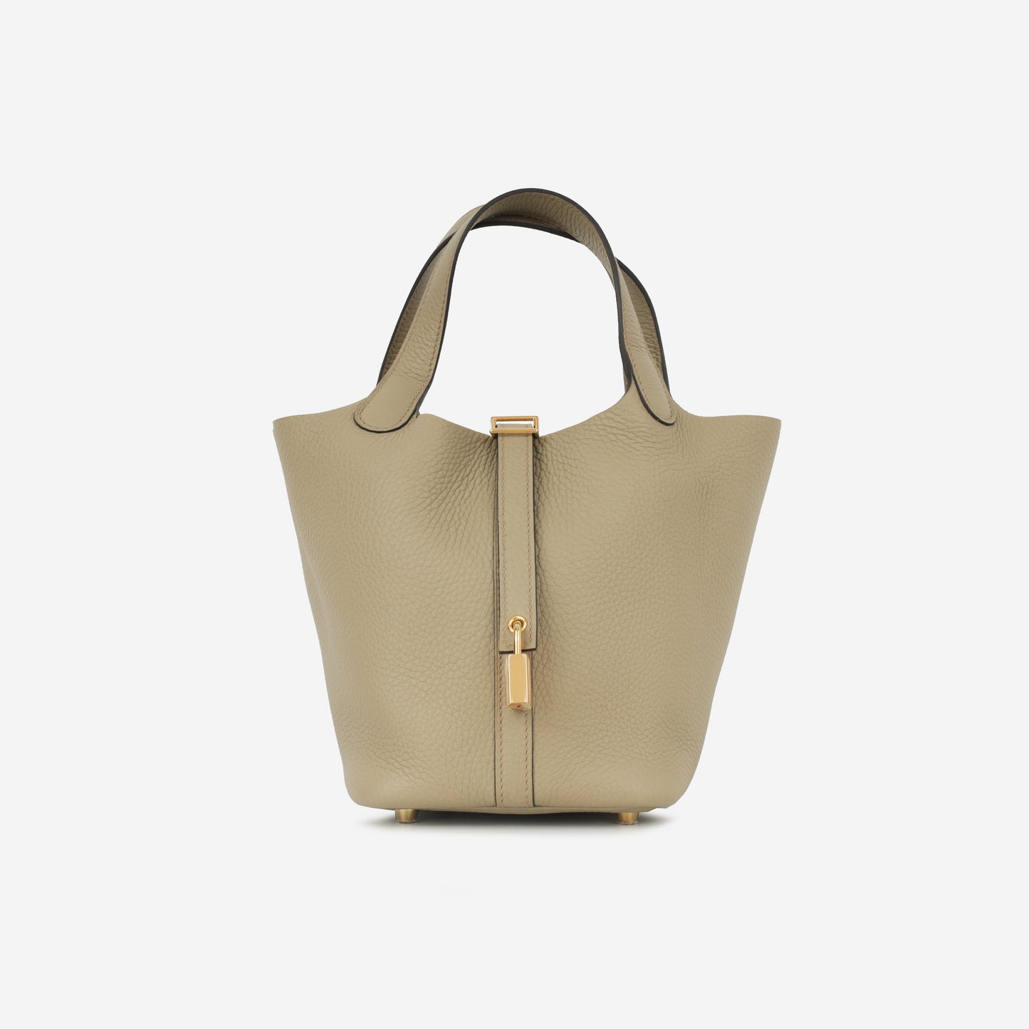 Picotin 18 - Beige Marfa Clemence | Gold Hardware