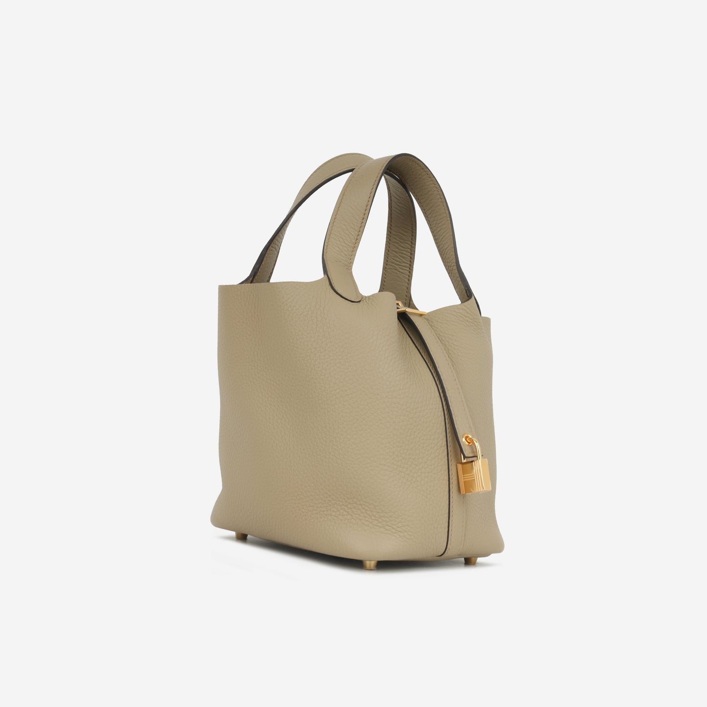 Picotin 18 - Beige Marfa Clemence | Gold Hardware