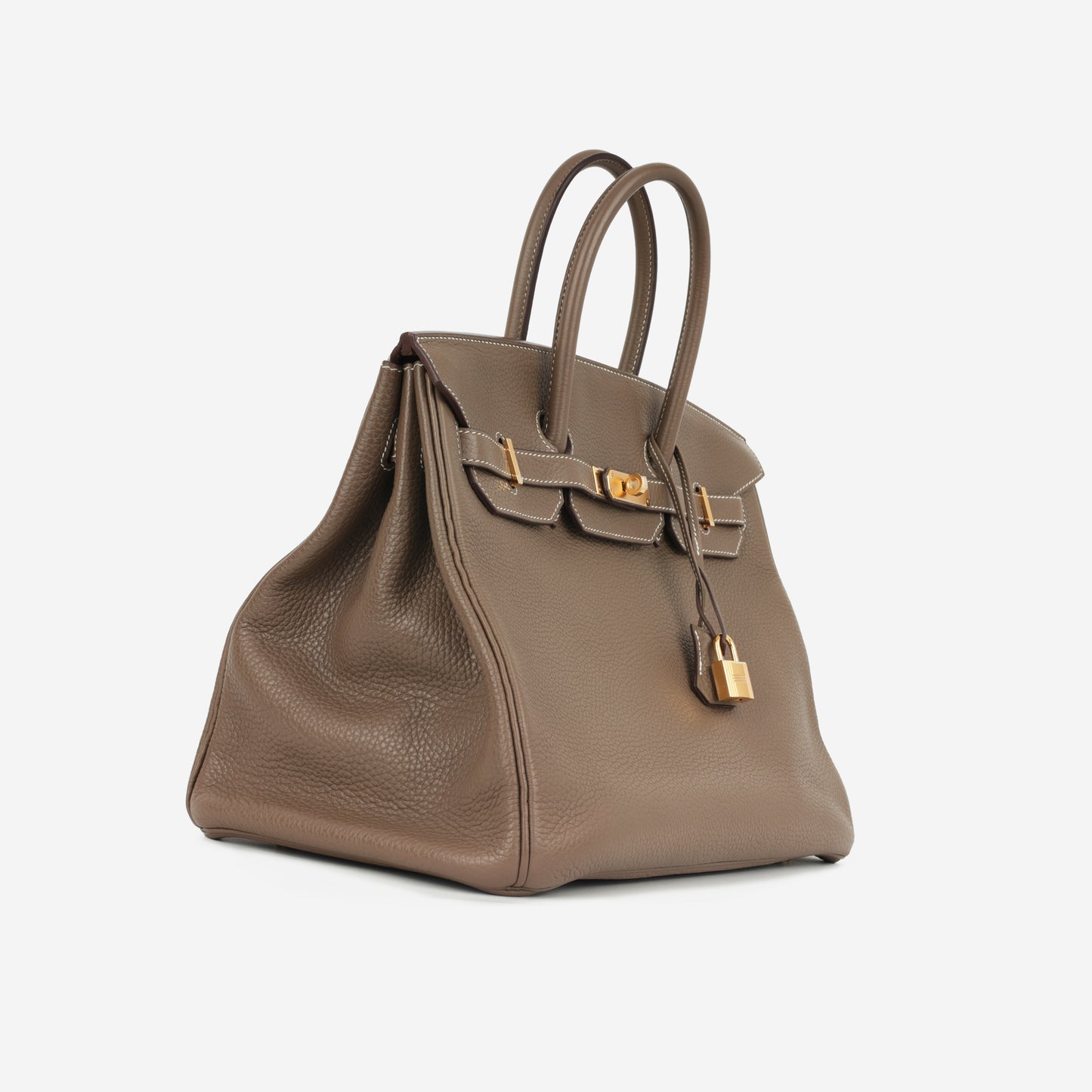 Hermès Birkin  35 - Etoupe Clemence | Gold Hardware