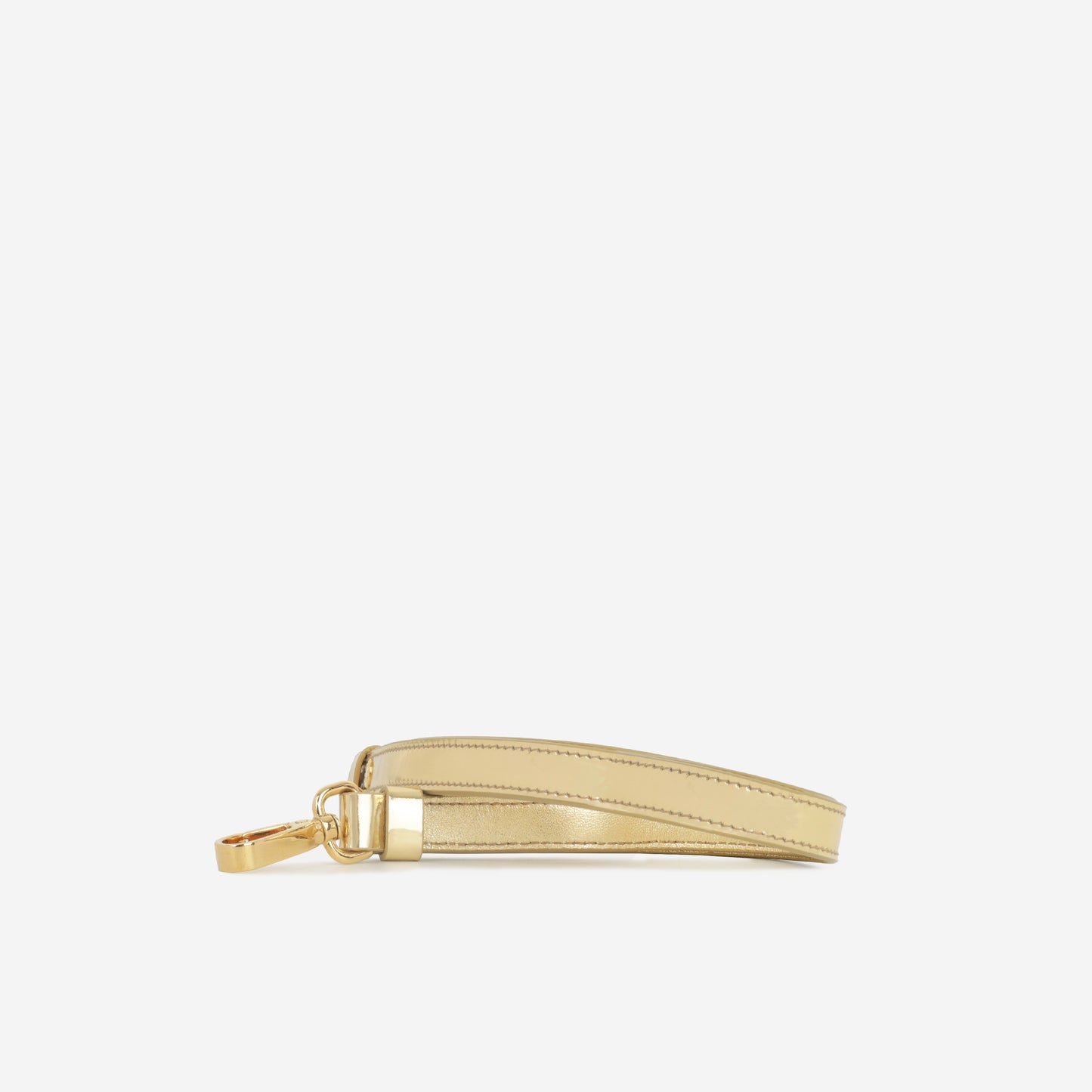 Prada Triangle - Gold Satin & Crystal | Gold Hardware