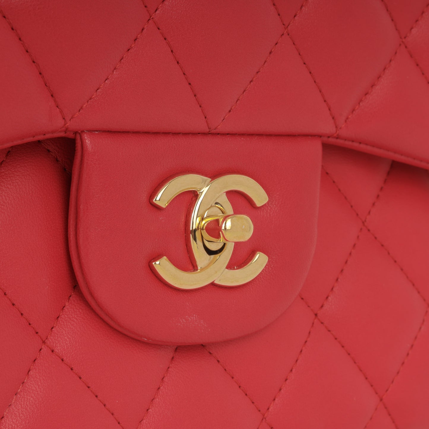 Chanel Classic Flap Bag - Raspberry Lambskin | Champagne Gold Hardware