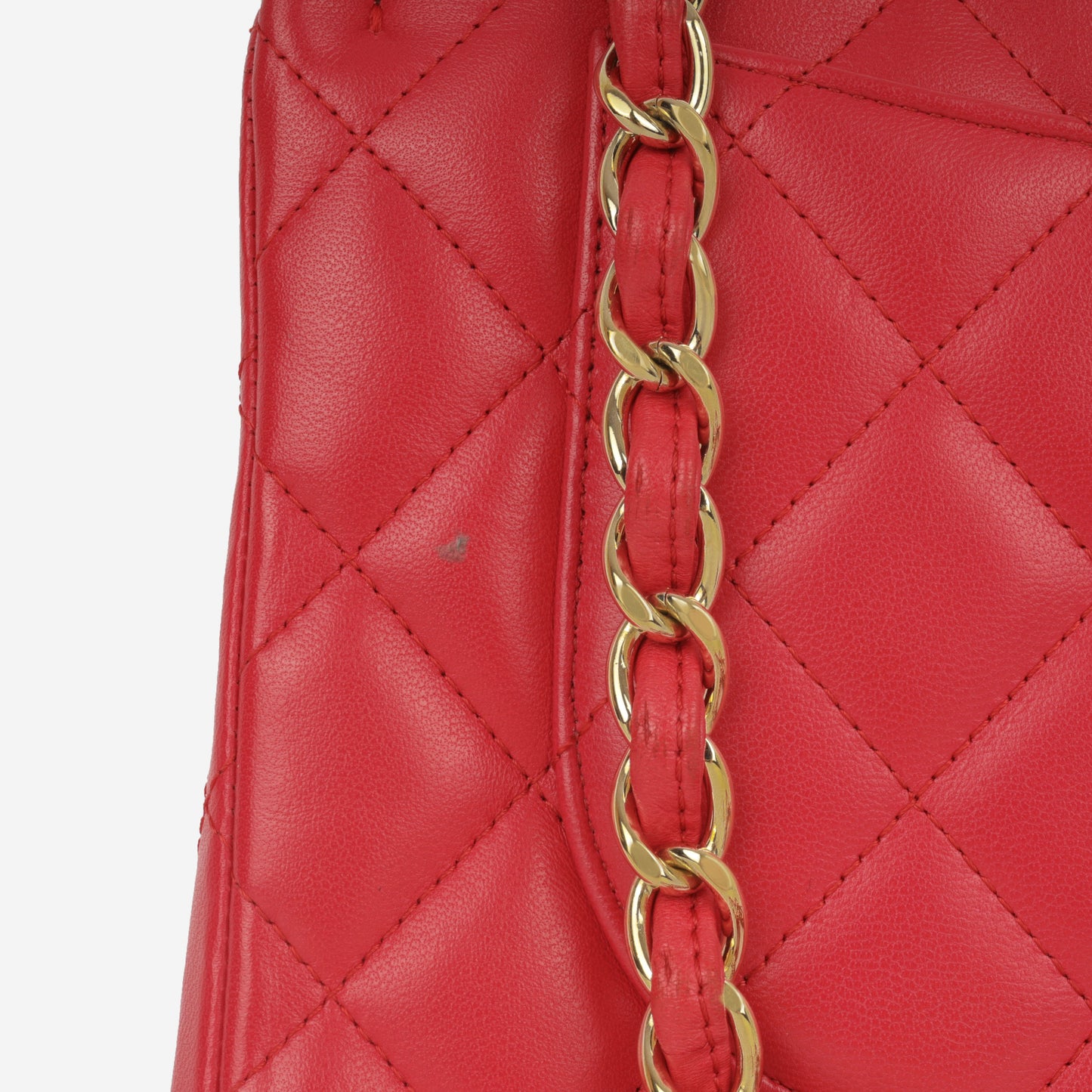 Chanel Classic Flap Bag - Raspberry Lambskin | Champagne Gold Hardware