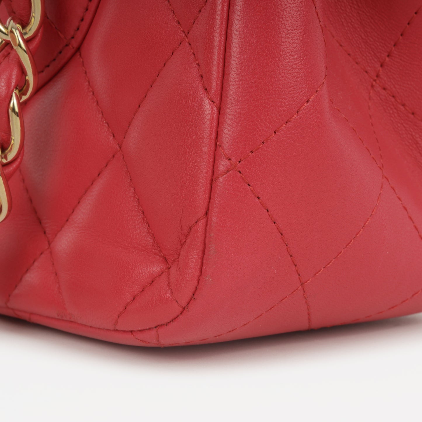 Chanel Classic Flap Bag - Raspberry Lambskin | Champagne Gold Hardware