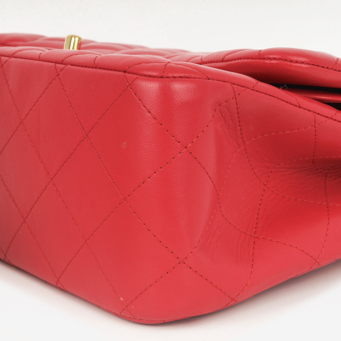 Chanel Classic Flap Bag - Raspberry Lambskin | Champagne Gold Hardware