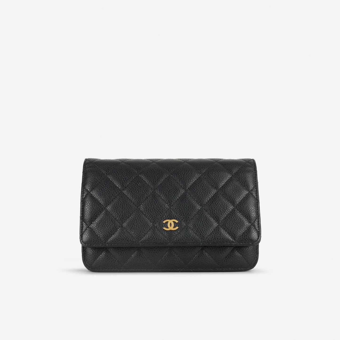 Chanel Classic Wallet on Chain - Black Caviar | Gold Hardware