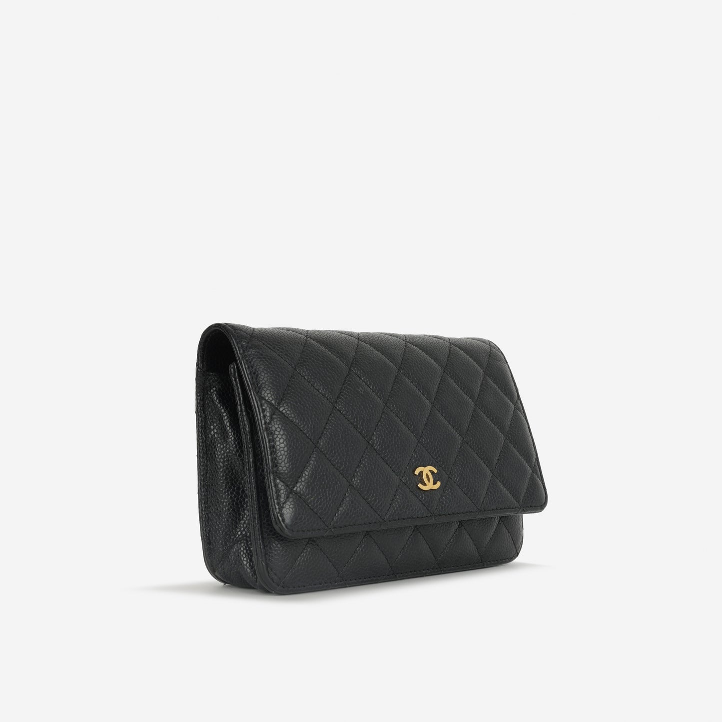 Chanel Classic Wallet on Chain - Black Caviar | Gold Hardware