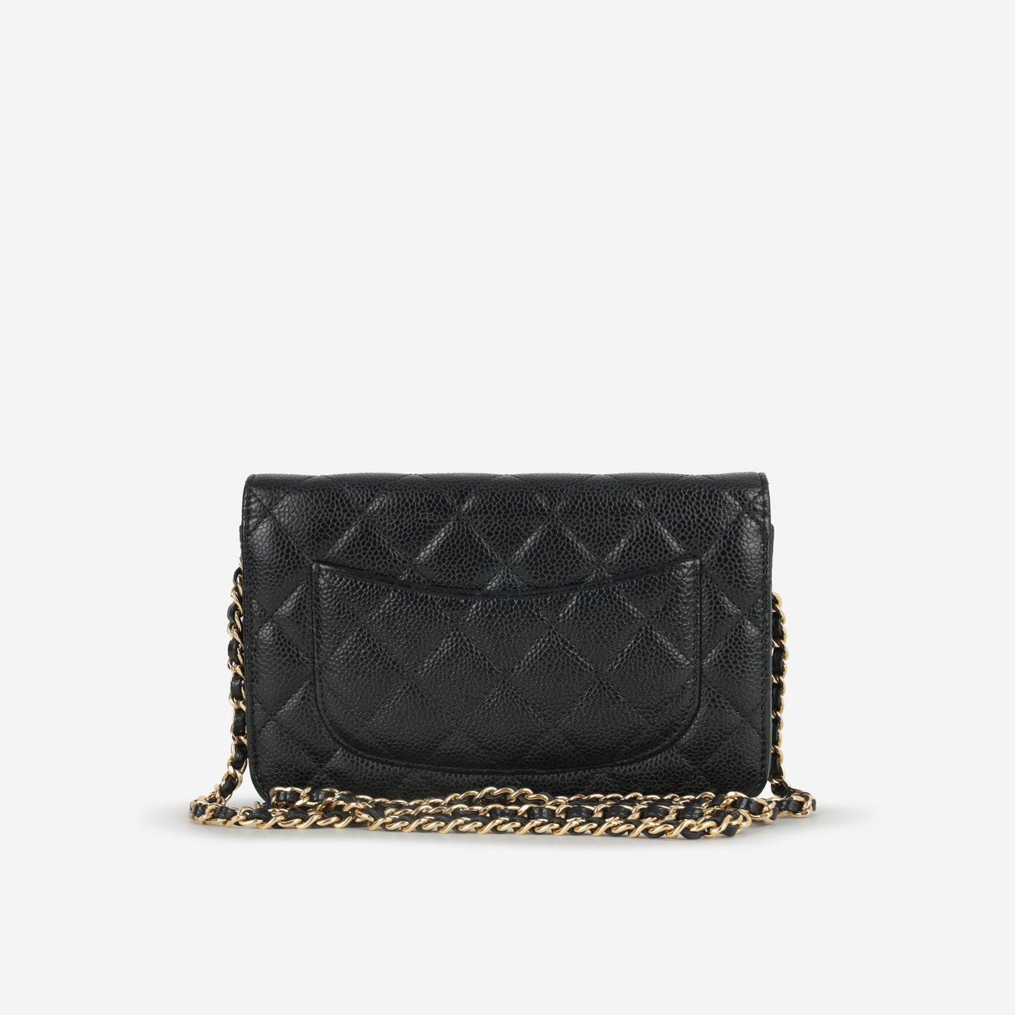 Chanel Classic Wallet on Chain - Black Caviar | Gold Hardware