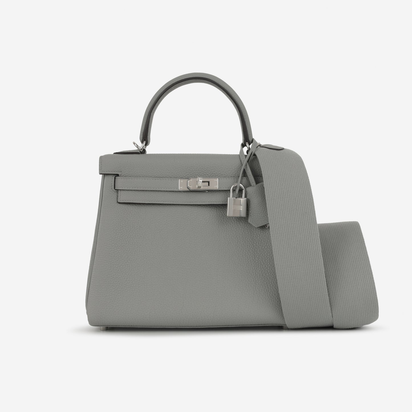 Hermès Kelly 25 - Gris Mouette Togo | Palladium Hardware