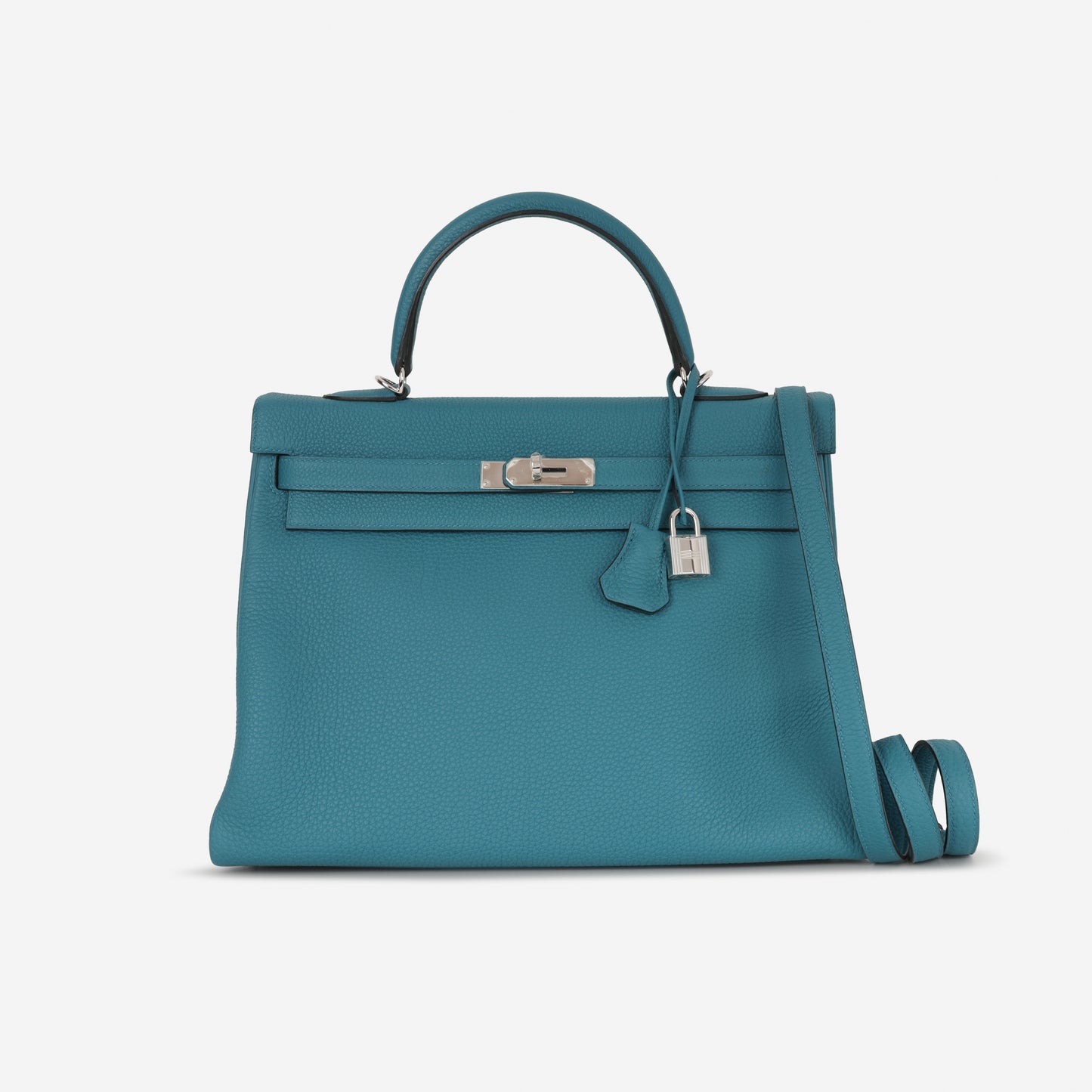 Hermès Kelly 32 - Blue Izmir Togo | Palladium Hardware
