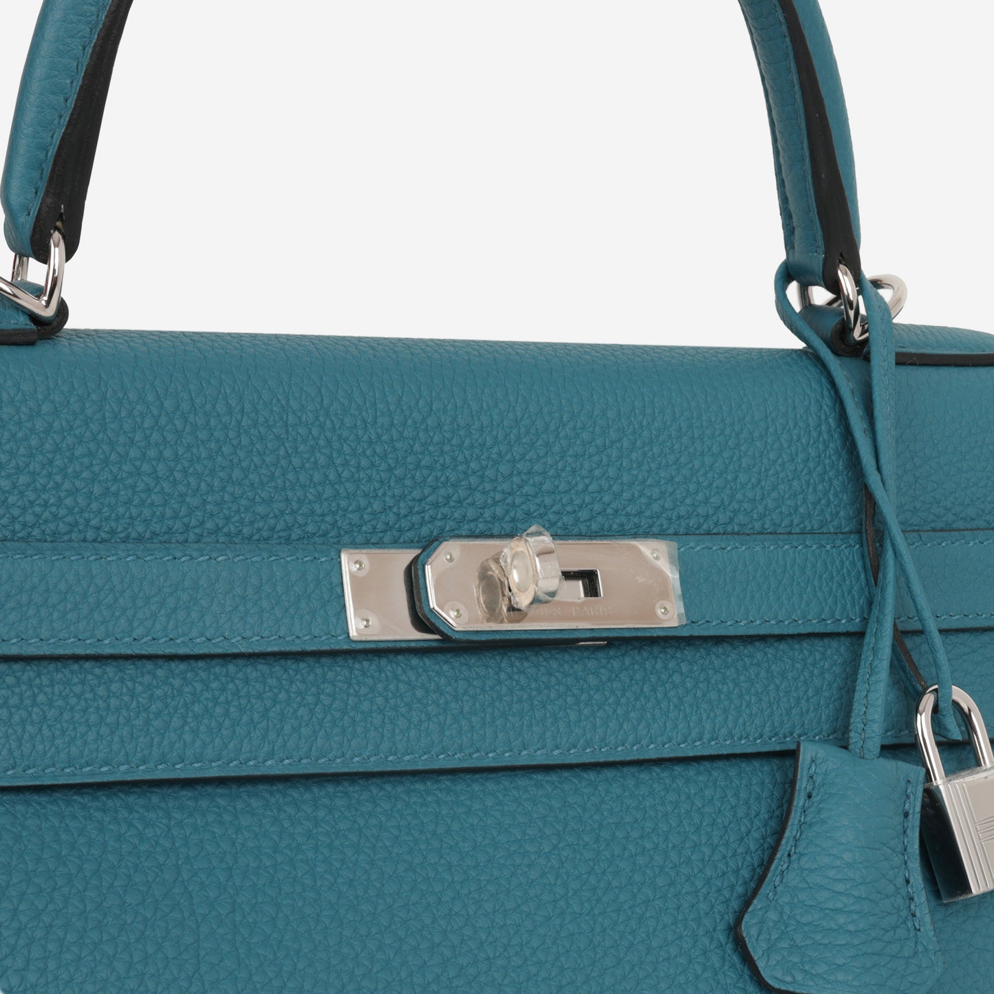 Hermès Kelly 32 - Blue Izmir Togo | Palladium Hardware