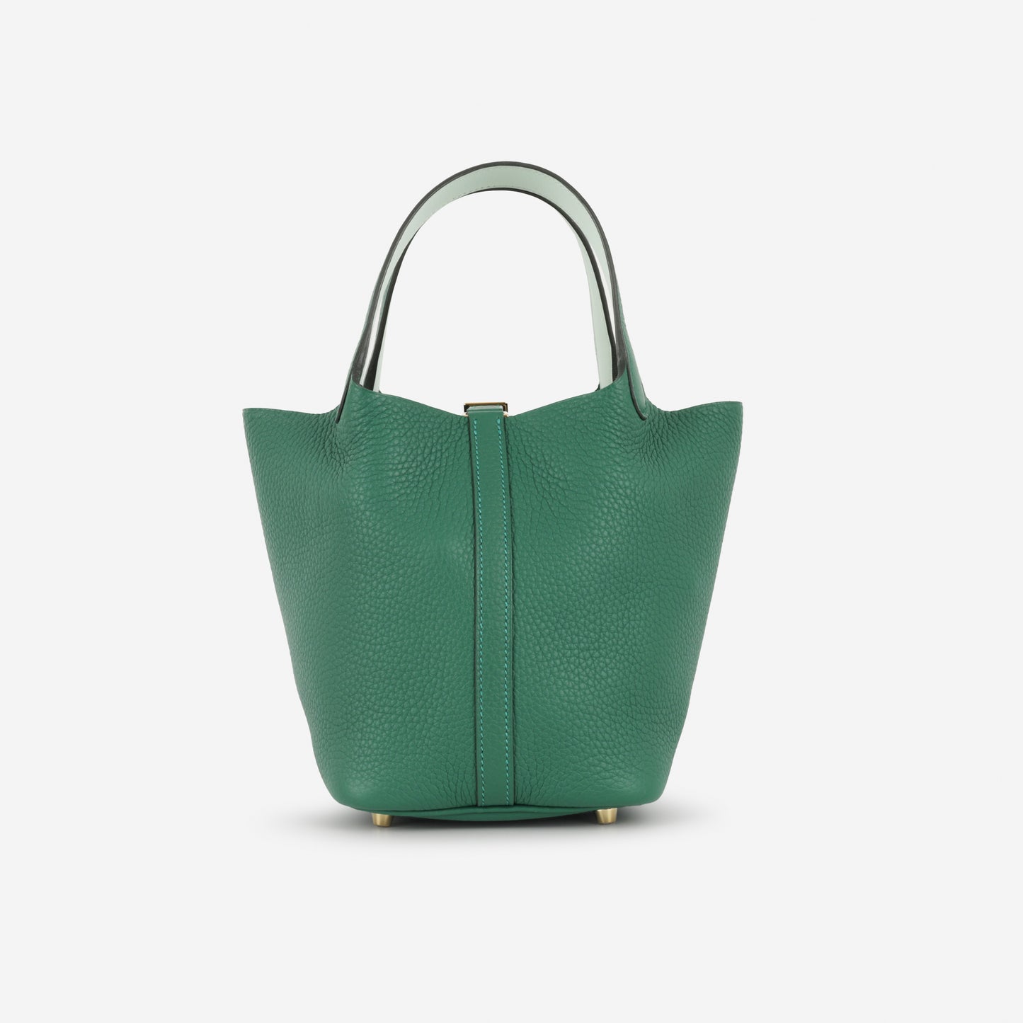 Hermès Picotin 18 Eclat - Vert Moyen / Vert Peppermint Clemence | Gold Hardware