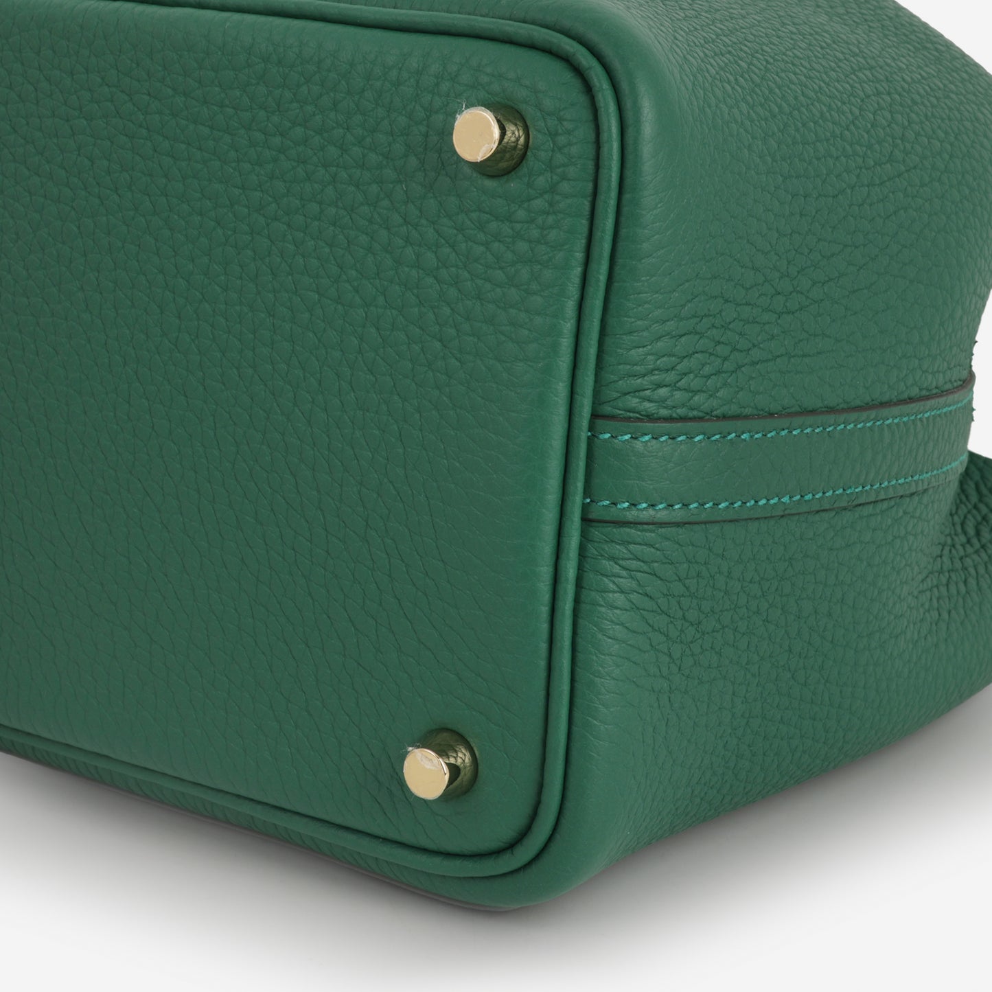 Hermès Picotin 18 Eclat - Vert Moyen / Vert Peppermint Clemence | Gold Hardware
