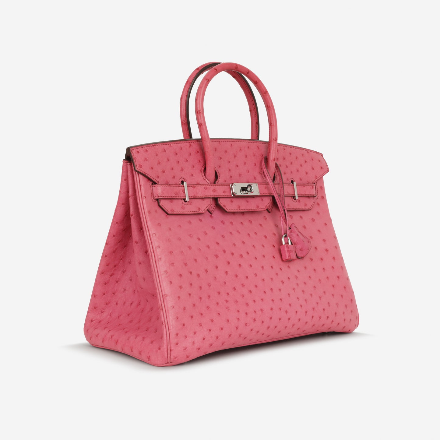 Hermès Birkin 35 - Fuchsia Ostrich | Palladium Hardware