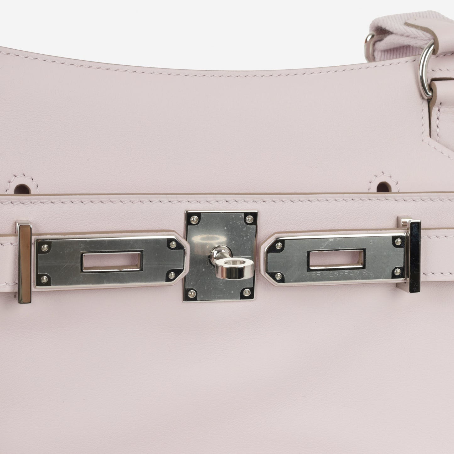 Hermès Mini Jypsiere - Mauve Pale Swift | Palladium Hardware