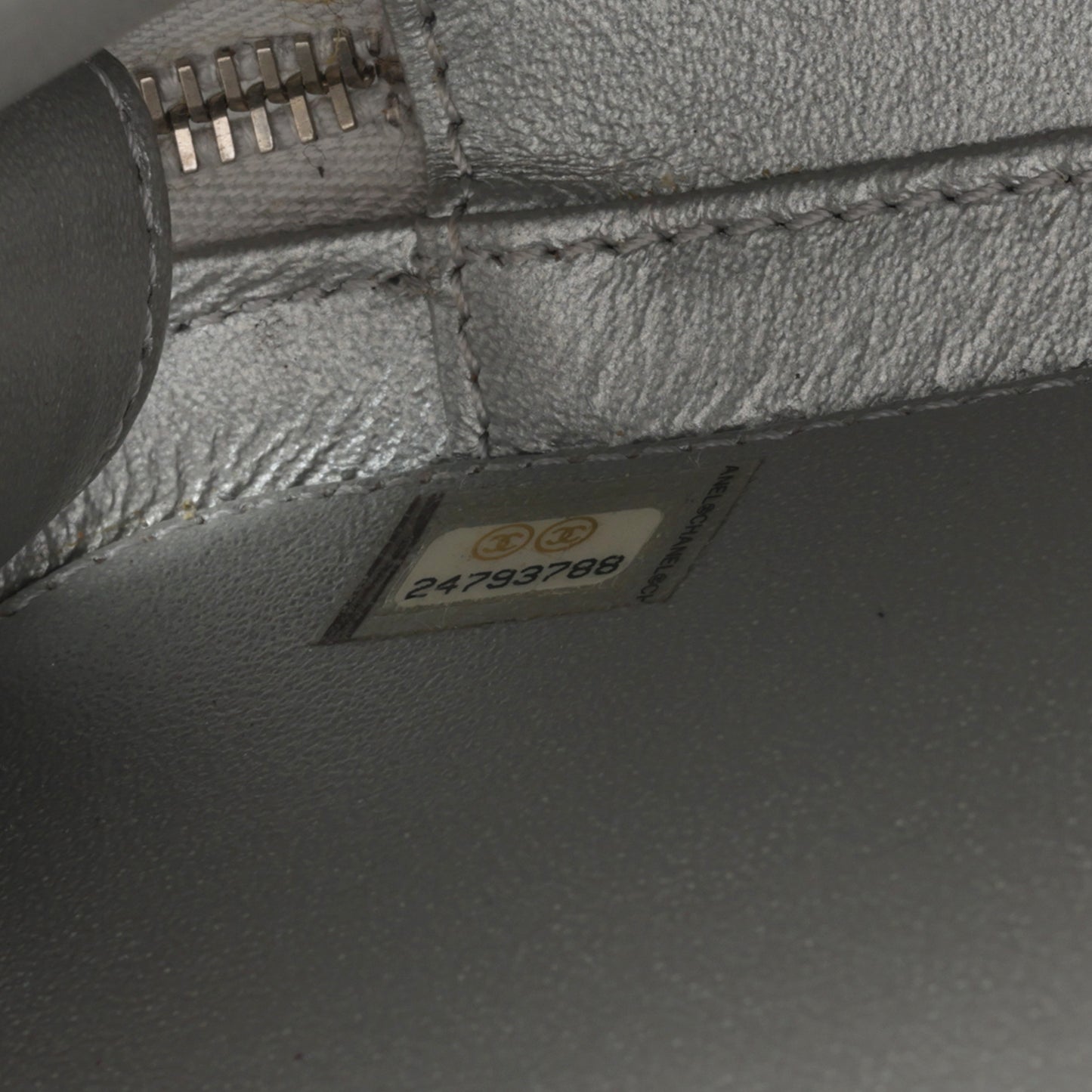 Chanel Medium Filigree Vanity Case - Silver Caviar | Silver Hardware