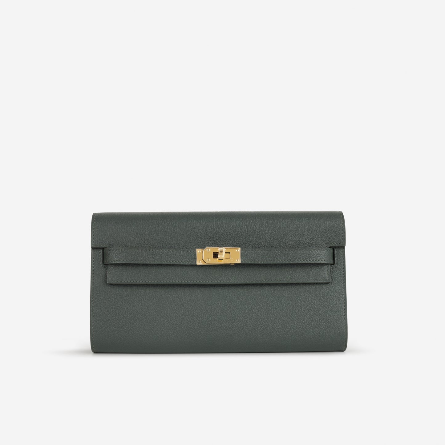 Hermès Kelly To Go Wallet - Vert Mangrove Evercolor | Gold Hardware
