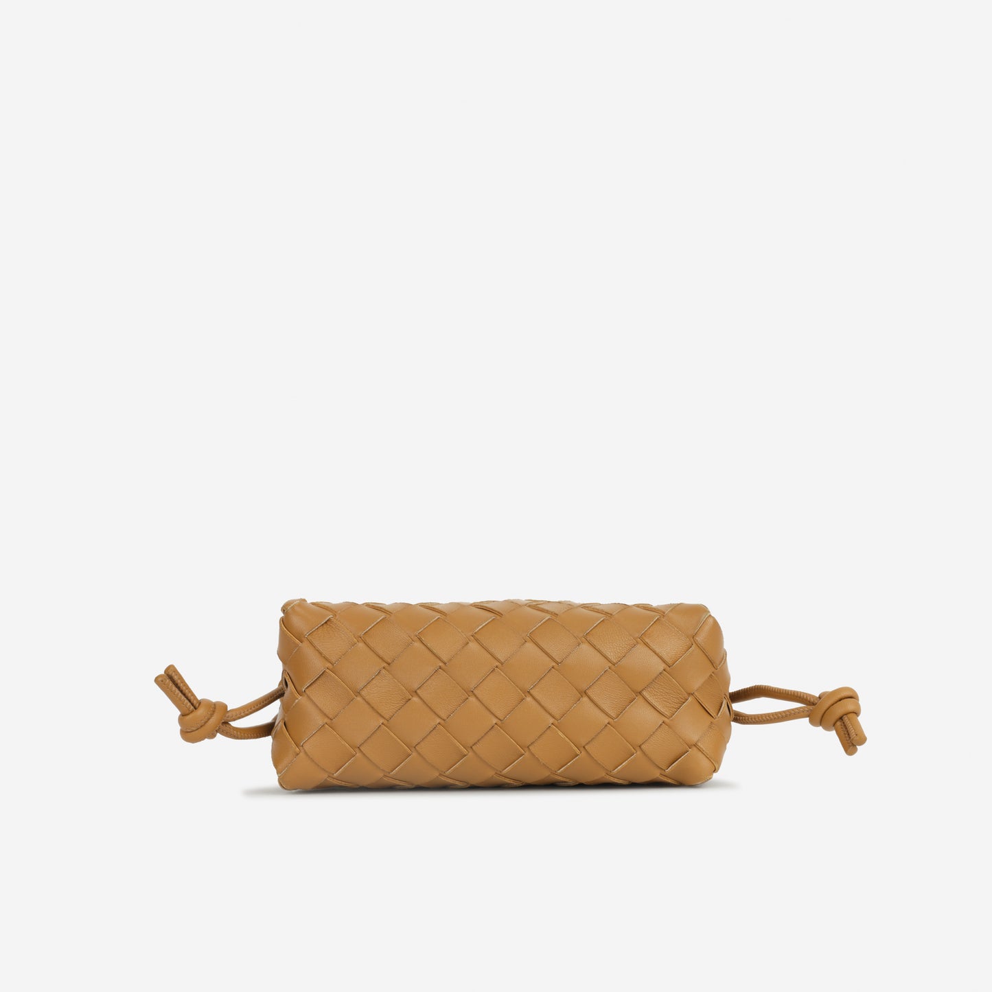 Bottega Veneta Mini Loop Camera Bag - Tan Intrecciato | Gold Hardware