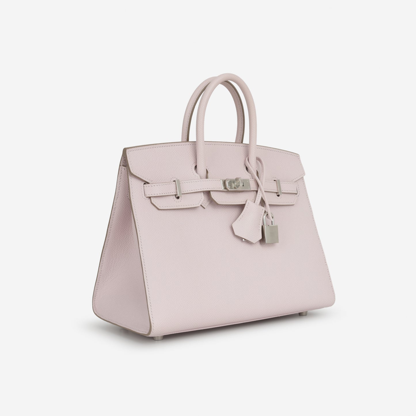 Hermès Birkin 25 Sellier - Mauve Pale Epsom | Palladium Hardware