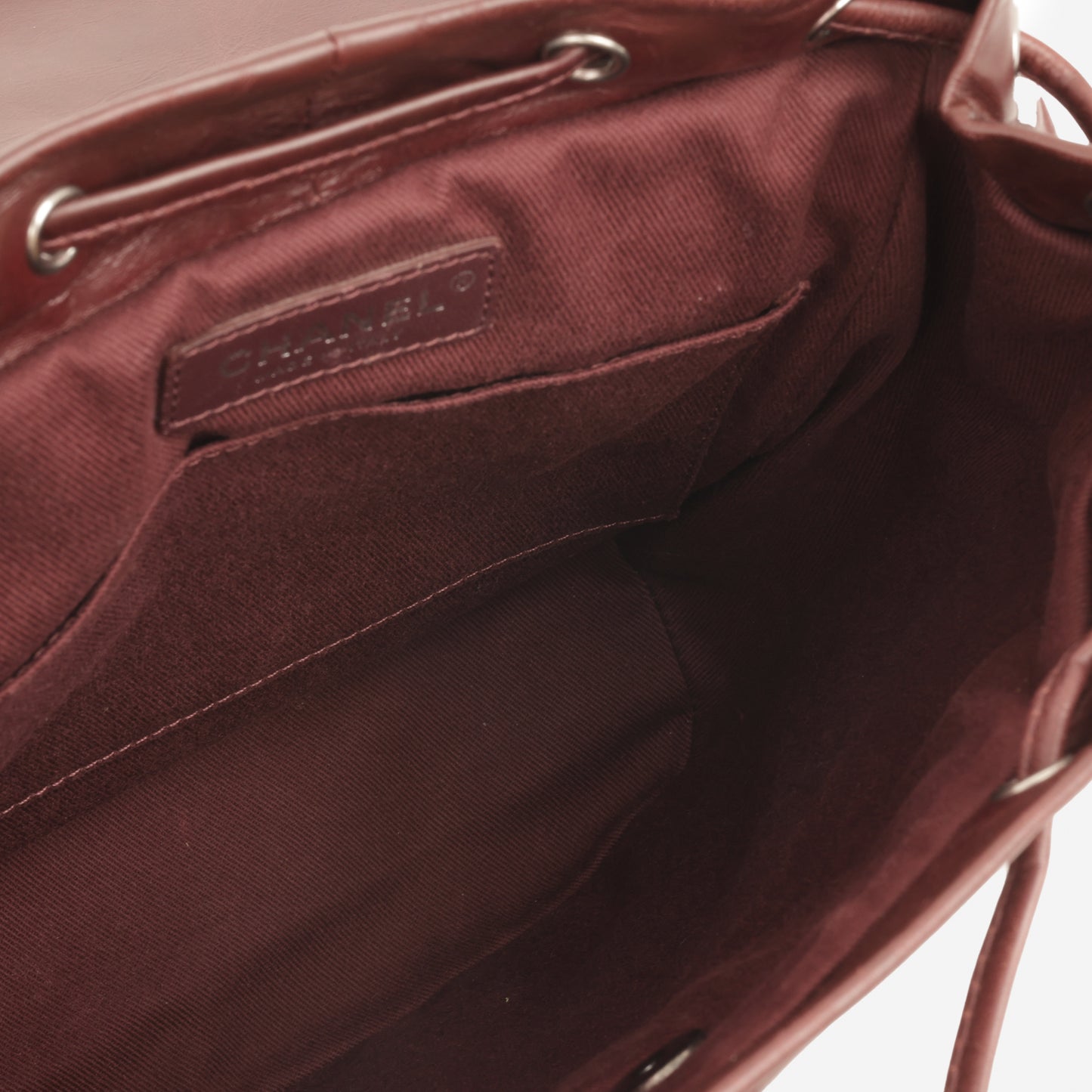 Chanel Mountain Backpack - Burgundy Calfskin | Ruthenium Hardware - Bagista