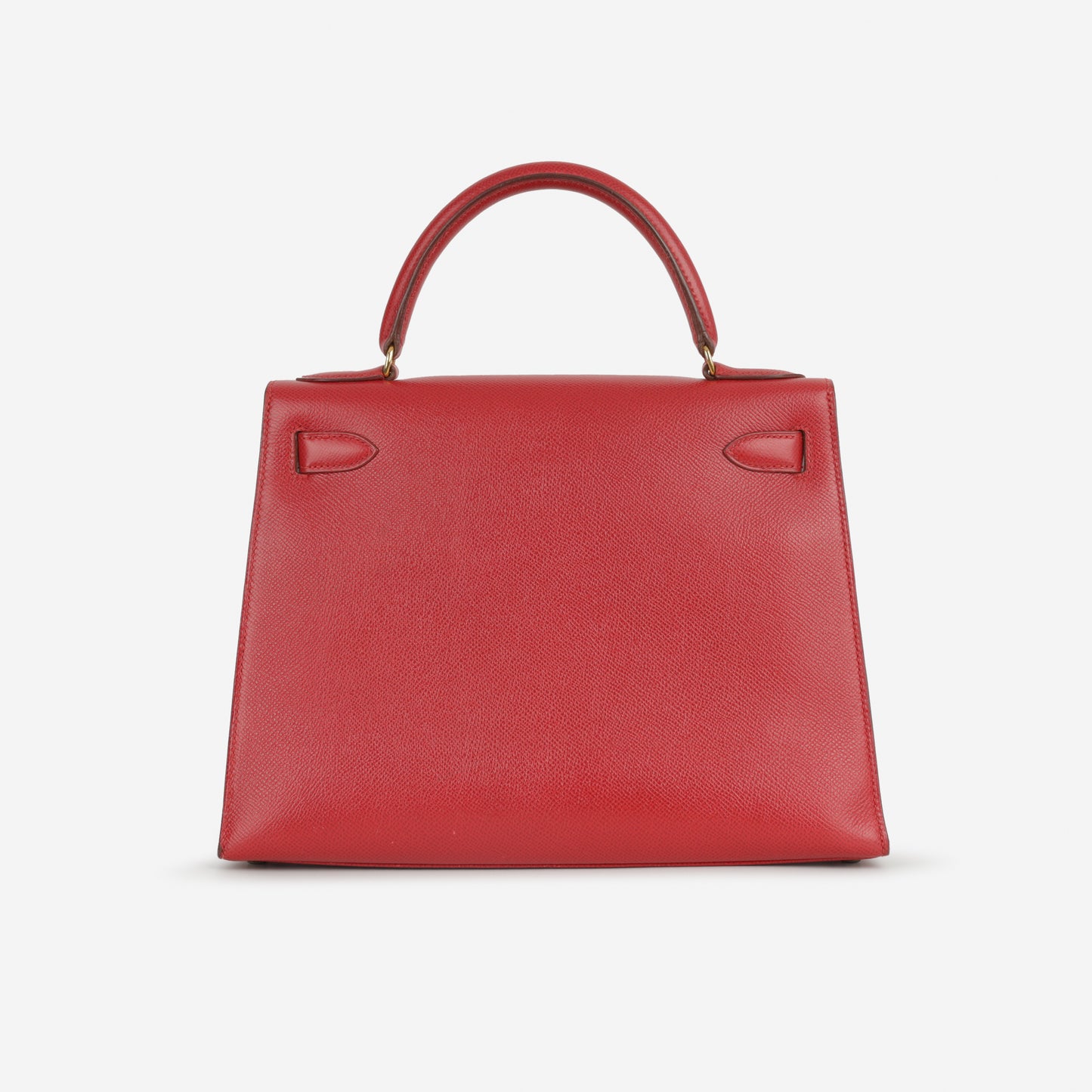 Hermès Vintage Kelly 28 - Rouge Vif Courchevel | Gold Hardware