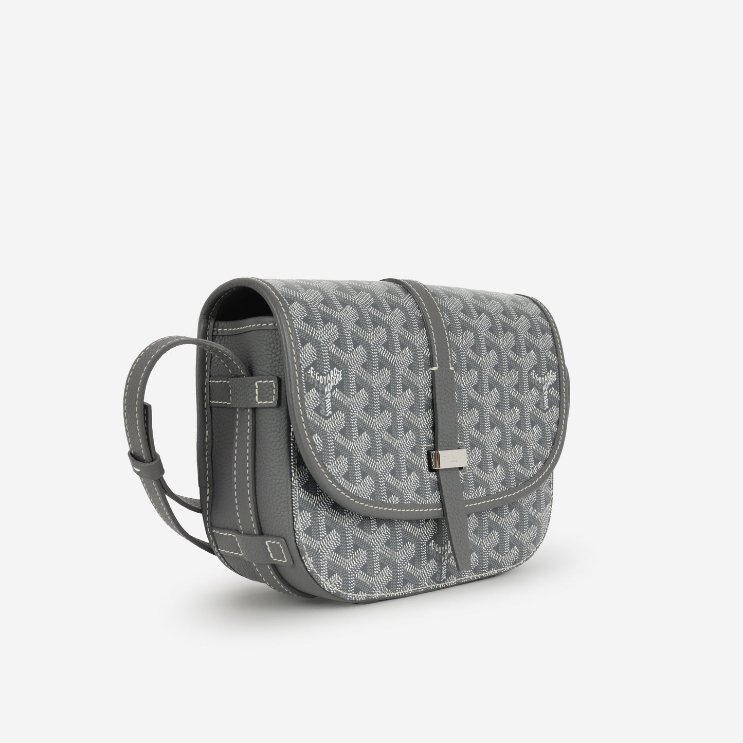 Goyard Belvedere PM - Grey Goyardine | Palladium Hardware