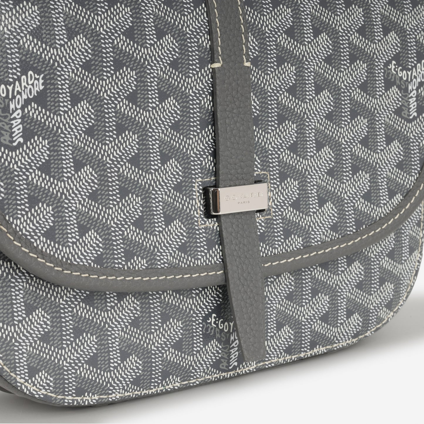 Goyard Belvedere PM - Grey Goyardine | Palladium Hardware
