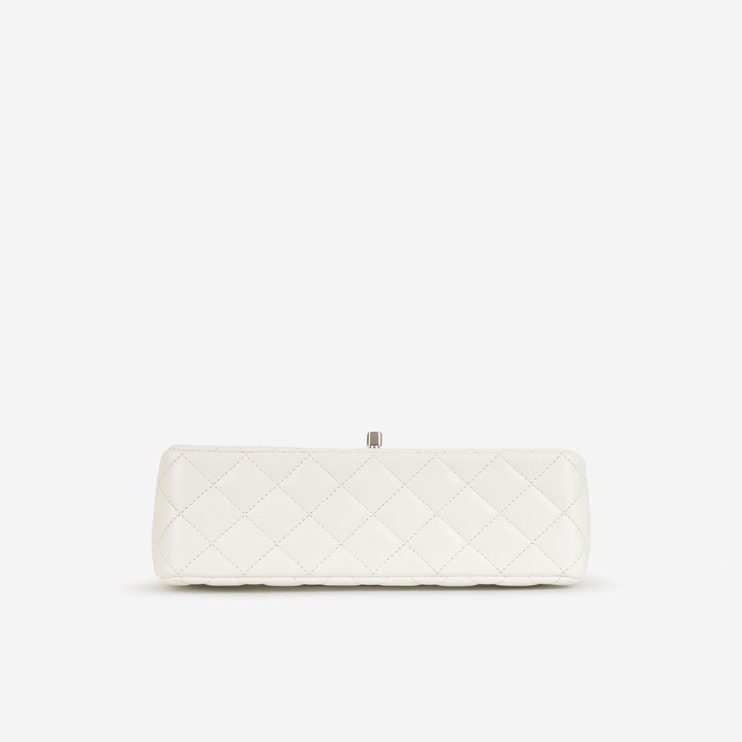 Chanel Mini Top Handle Flap with Strass - Ivory Lambskin  | Champagne Gold Hardware - Bagista