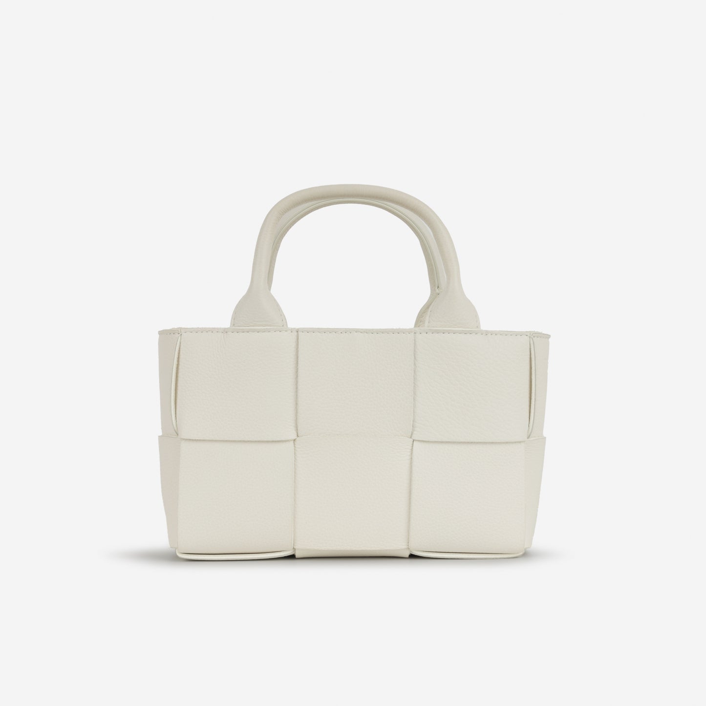 Bottega Veneta Candy Arco Tote - White Intrecciato | Gold Hardware - Bagista
