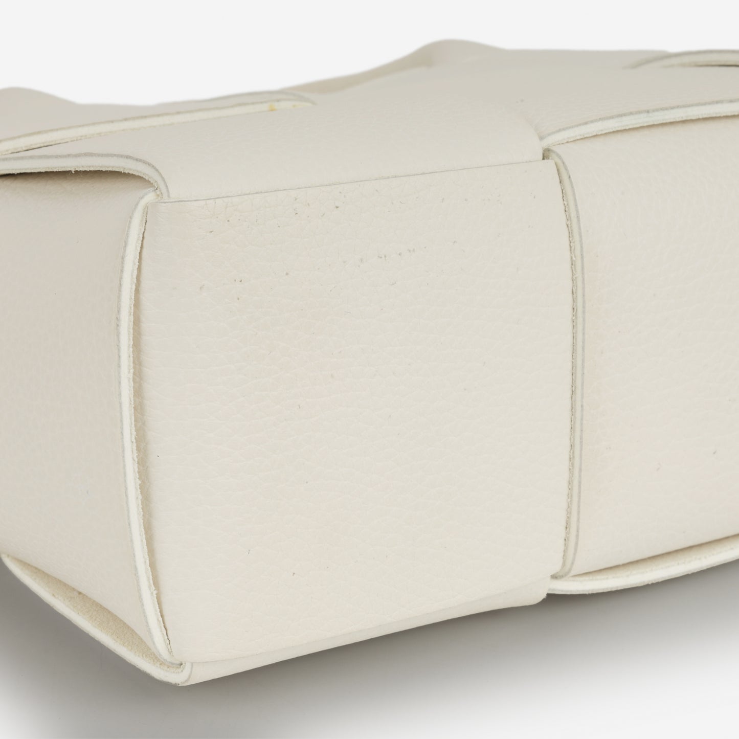 Bottega Veneta Candy Arco Tote - White Intrecciato | Gold Hardware - Bagista