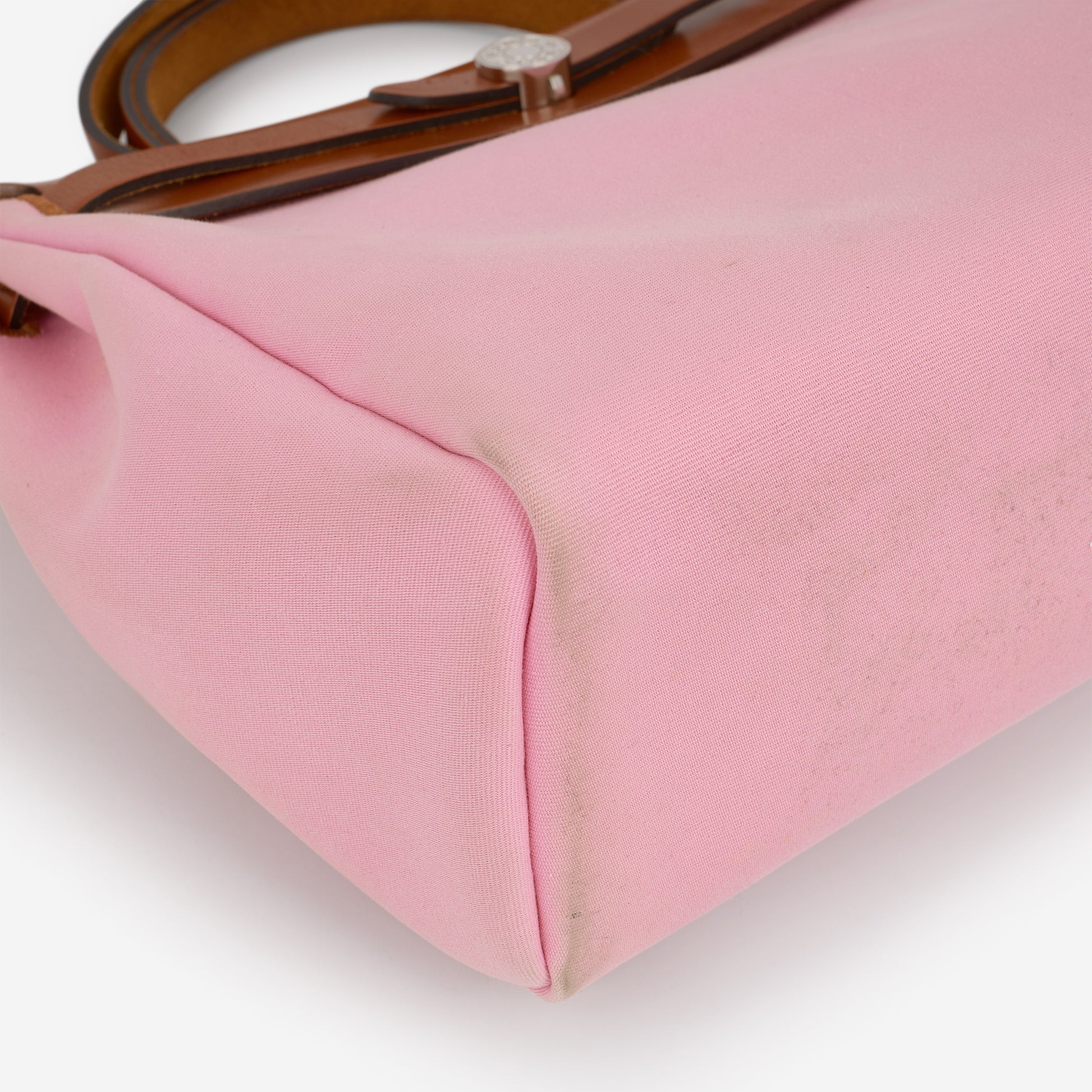 Hermès Herbag 31 - Bubblegum Canvas / Cuivre Hunter | Palladium Hardware - Bagista
