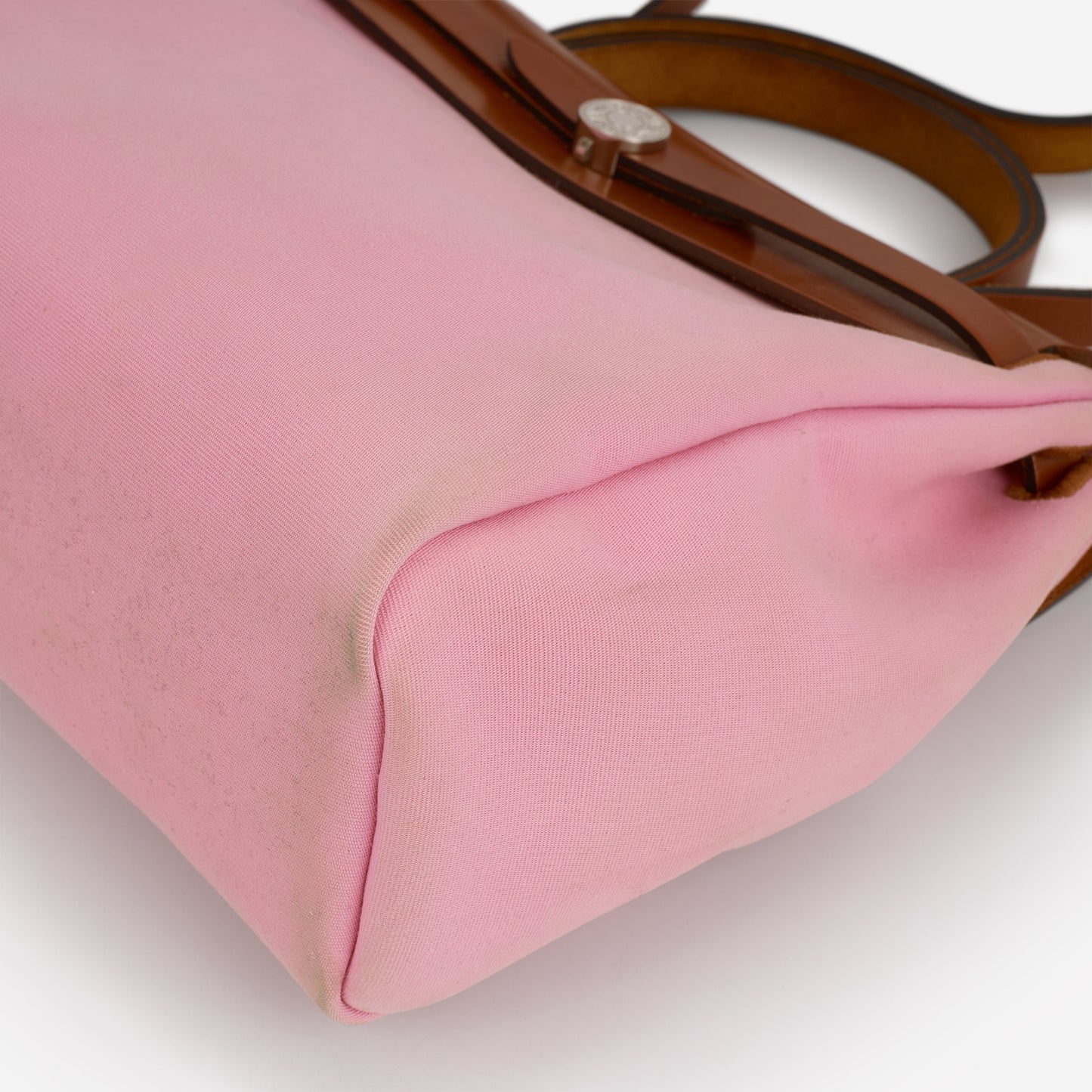 Hermès Herbag 31 - Bubblegum Canvas / Cuivre Hunter | Palladium Hardware - Bagista