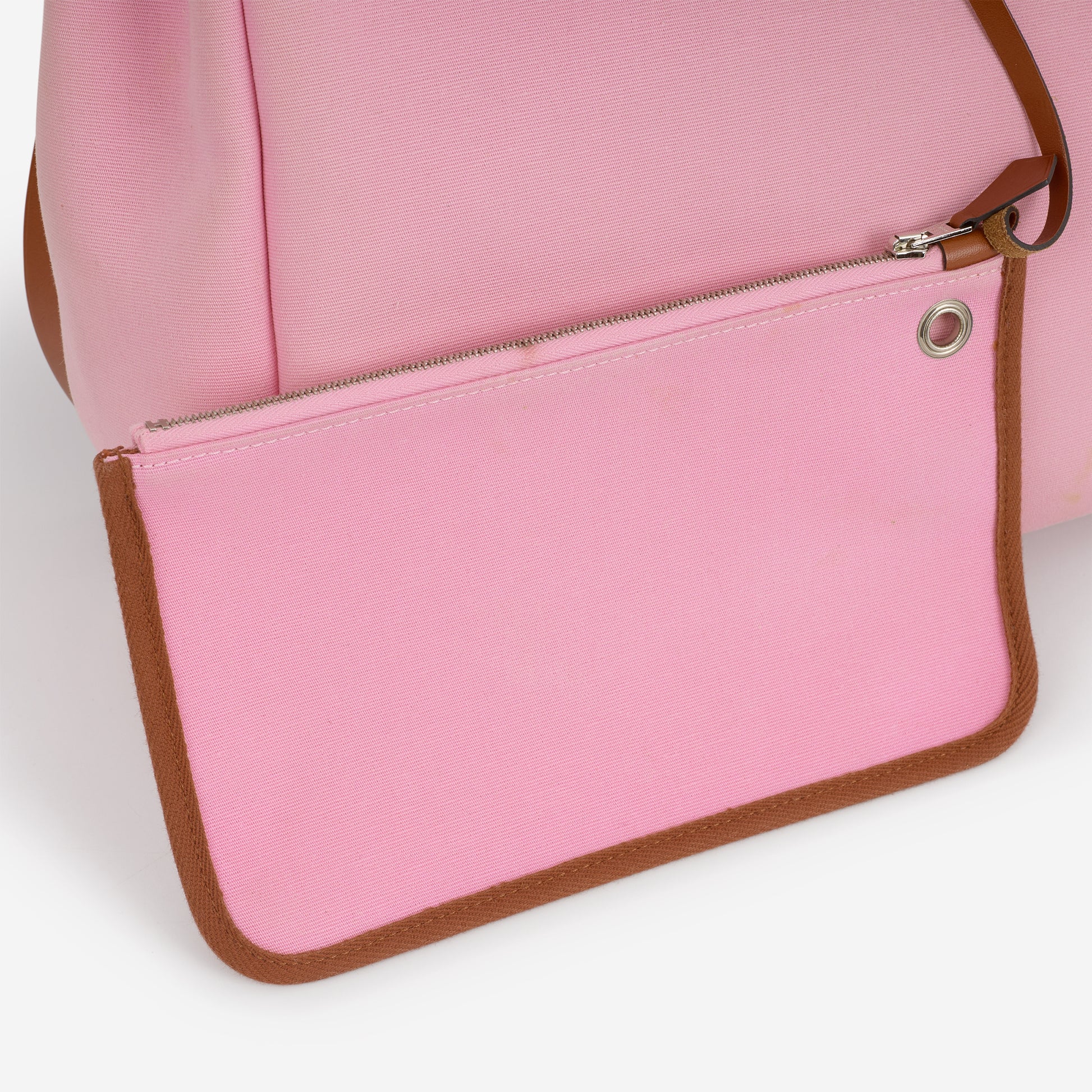 Hermès Herbag 31 - Bubblegum Canvas / Cuivre Hunter | Palladium Hardware - Bagista