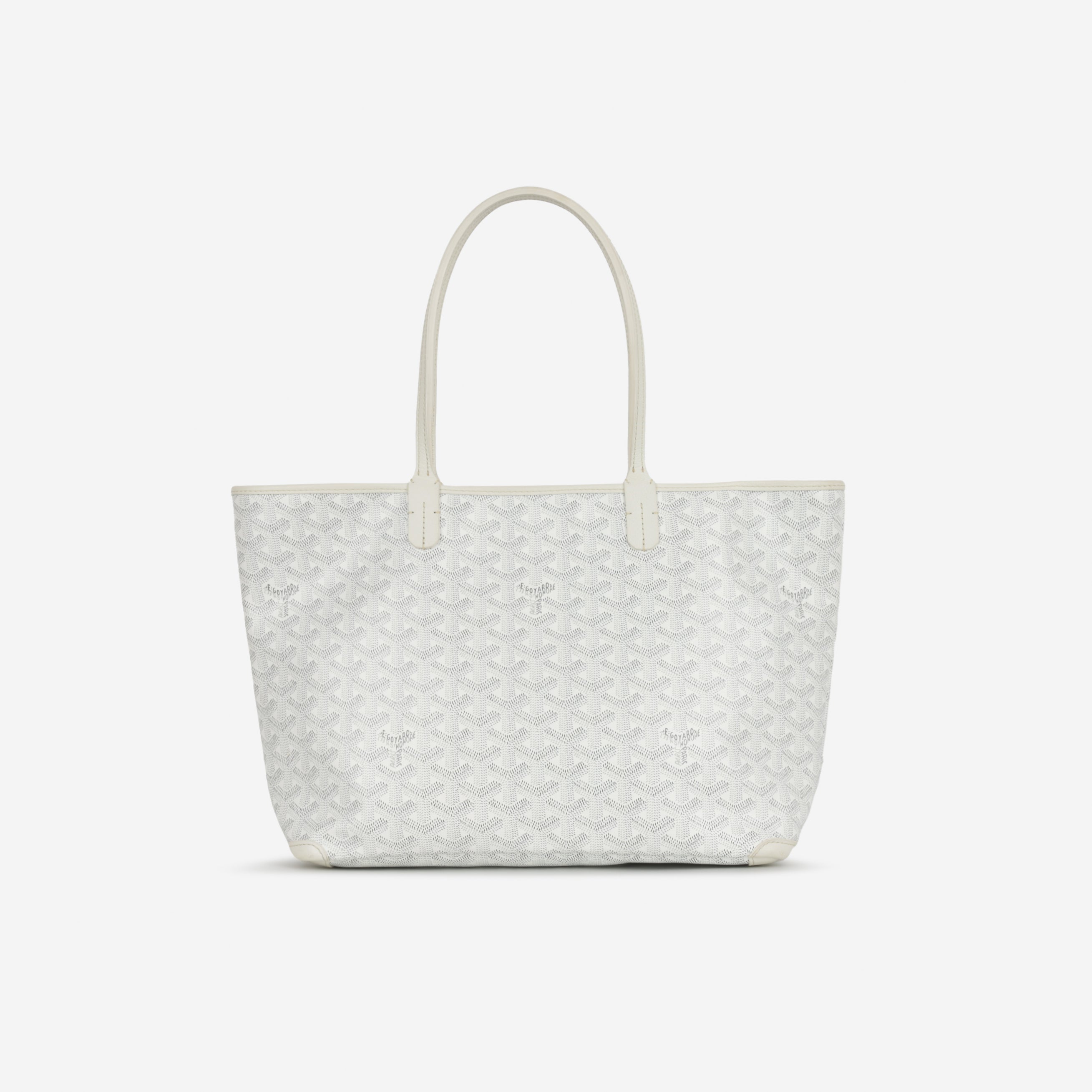 Goyard Artois PM - White Goyardine | Palladium Hardware – Bagista