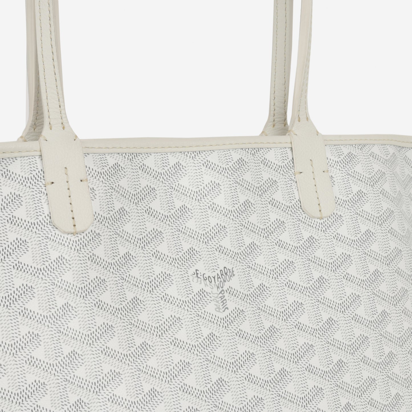 Goyard Artois PM - White Goyardine | Palladium Hardware