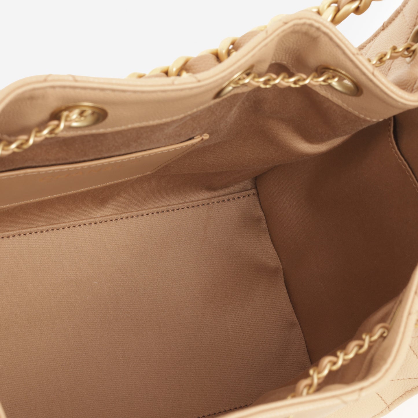 Chanel Small 25 Hobo - Dark Beige Caviar | Gold Hardware