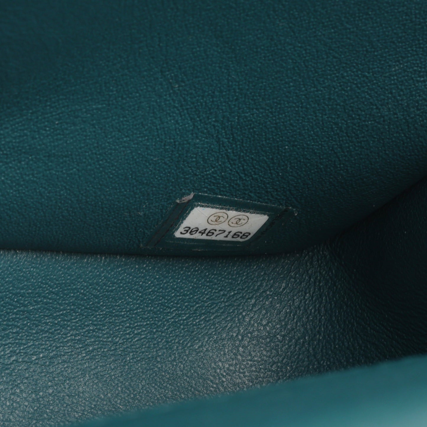 Chanel Mini Rectangular - Teal Lambskin | Silver Hardware